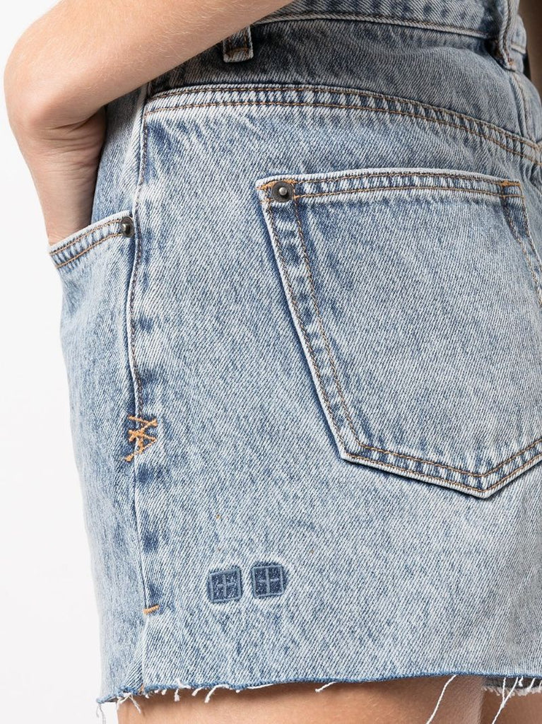 Blue Rise N Hi Denim Shorts