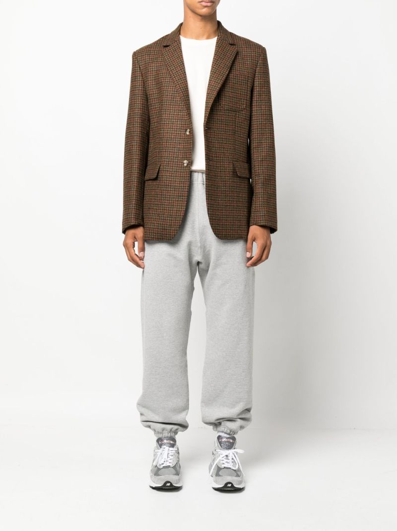 Brown Blaze Sports Coat Single-breasted Wool Blazer