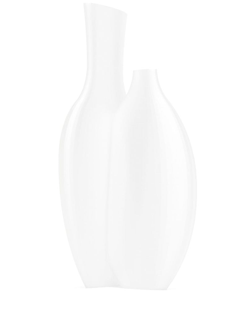 Neutral Double Vessel Vase