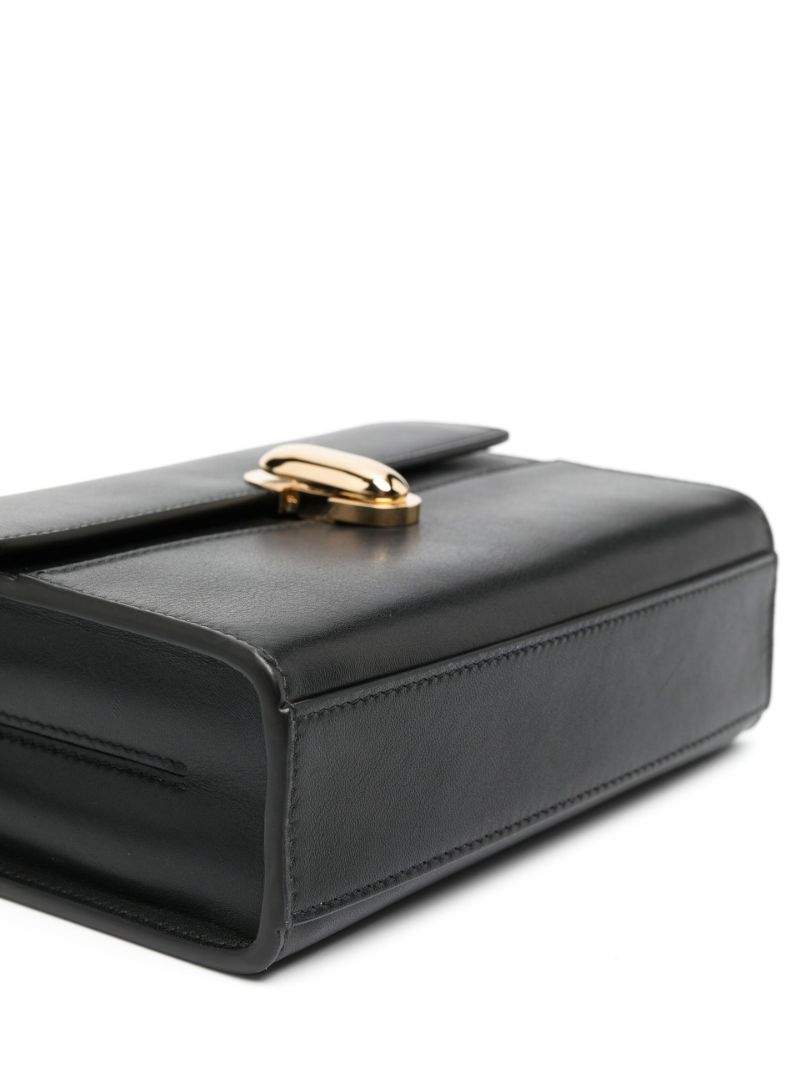 Black Symmetry 19 Leather Shoulder Bag