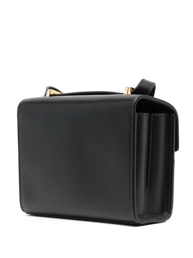 Black Symmetry 19 Leather Shoulder Bag