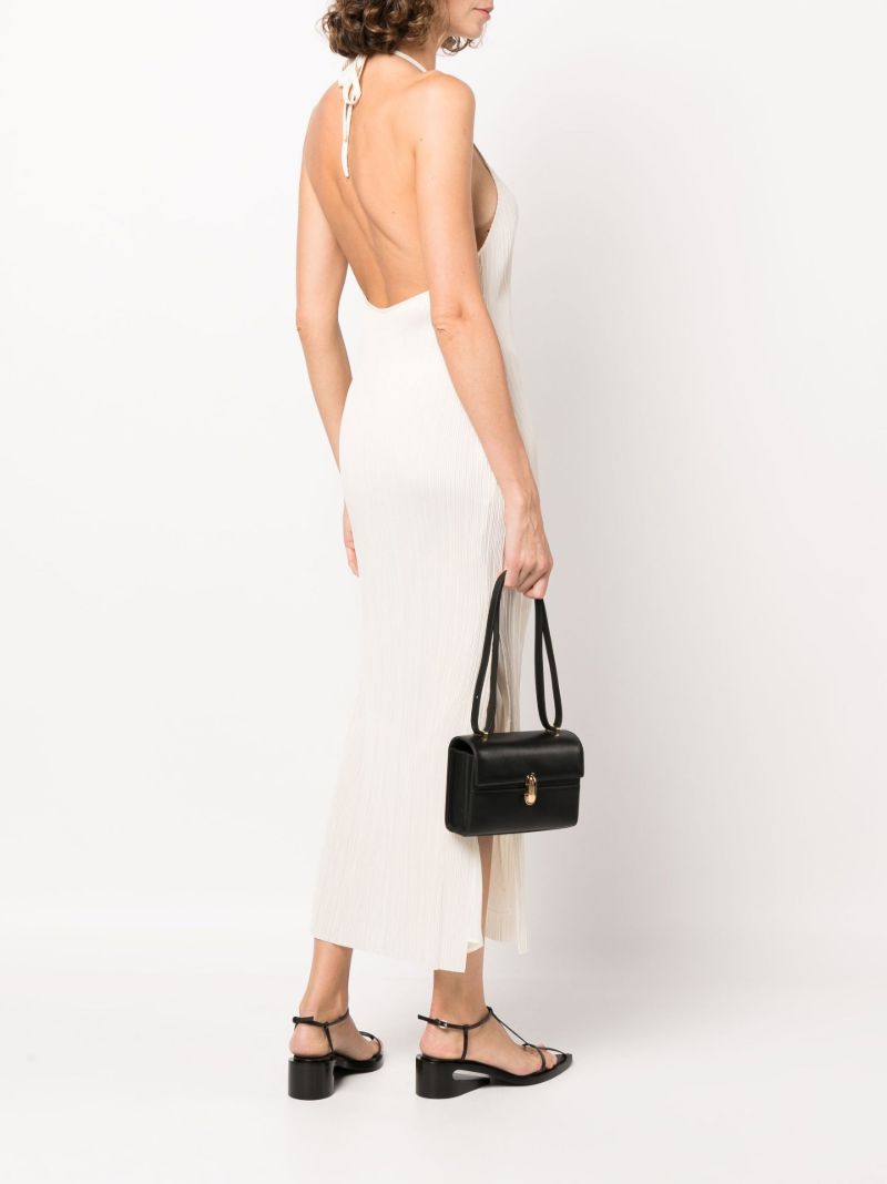 Black Symmetry 19 Leather Shoulder Bag