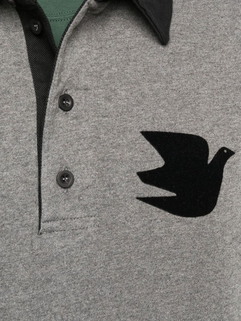 Grey Grand Organic Cotton Rugby Shirt