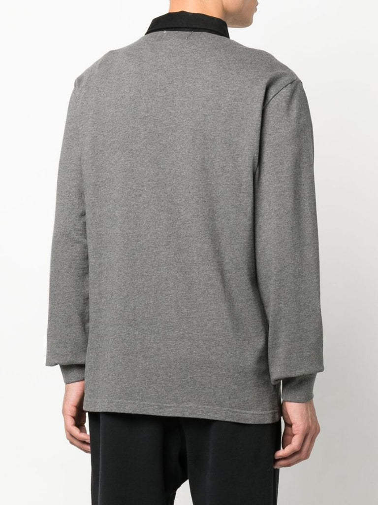 Grey Grand Organic Cotton Rugby Shirt