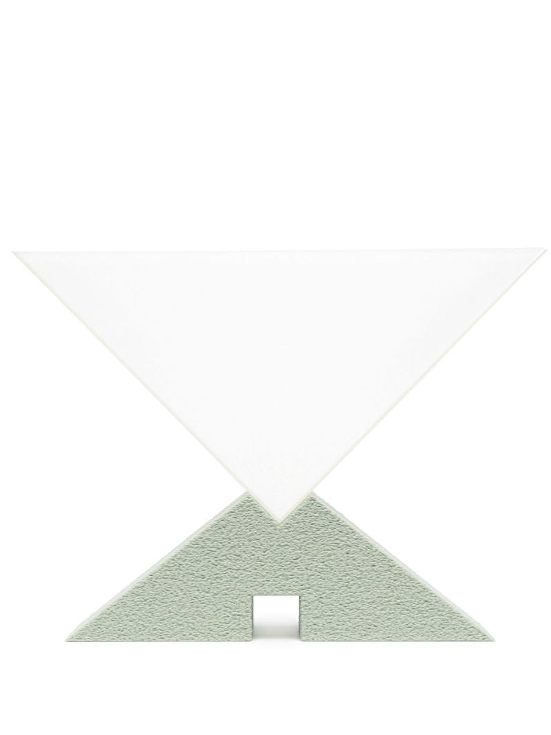 Green and White Skelling Sculpture