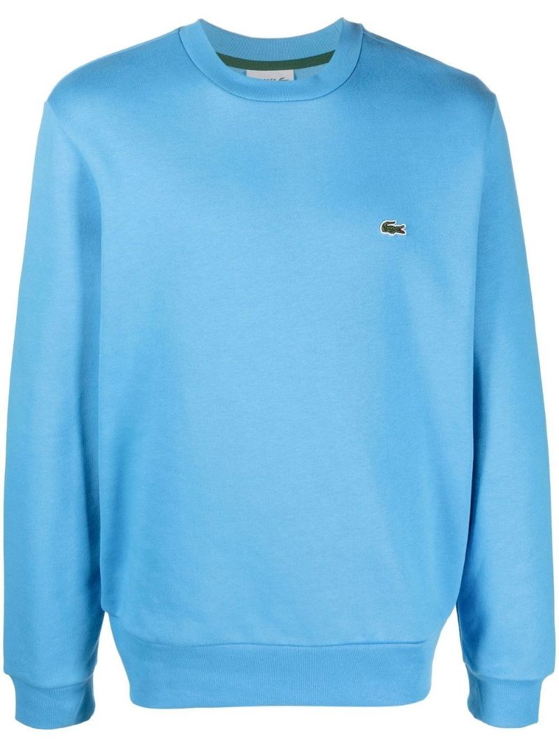 Blue Logo Patch Sweatshirt