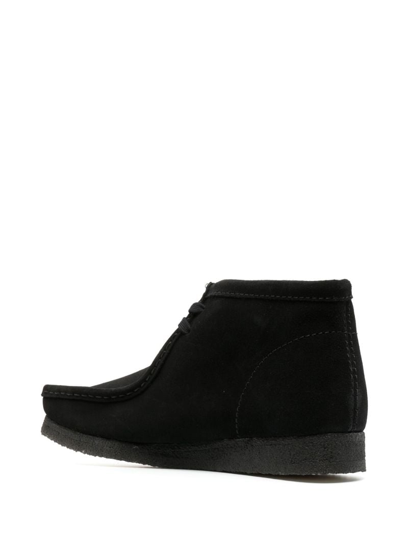 Black Wallabee Ankle-length Suede Boots