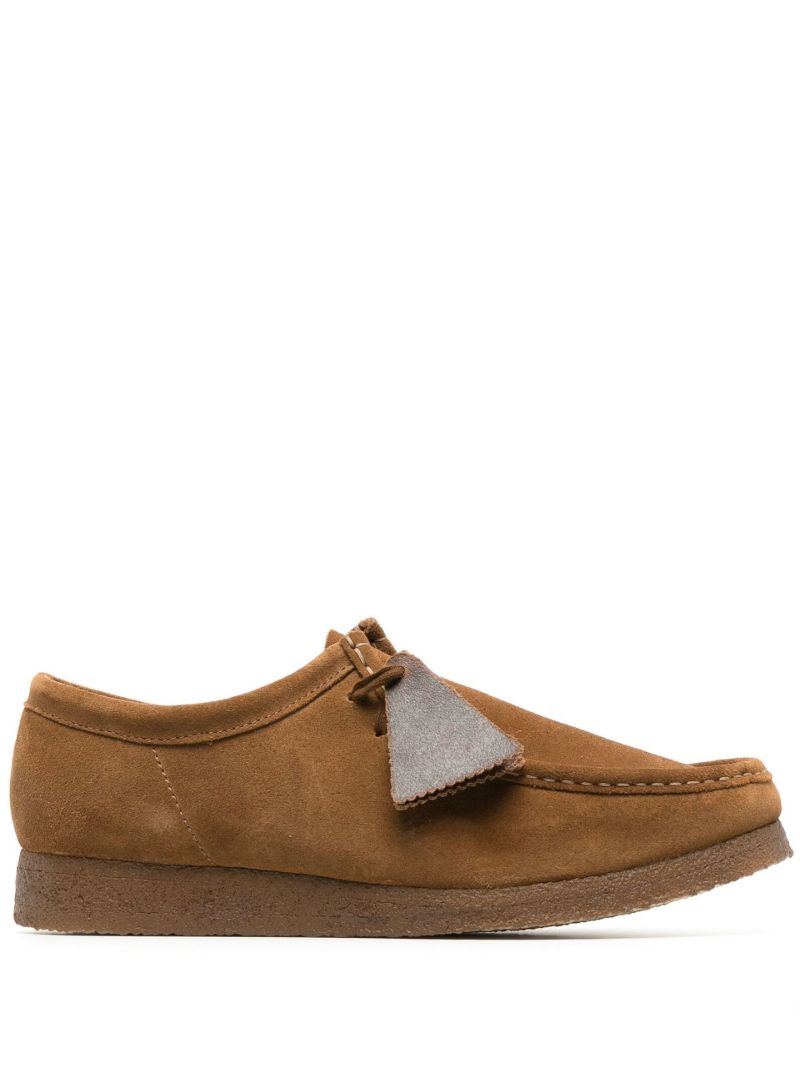 Brown Wallabee Lace-up Suede Boots