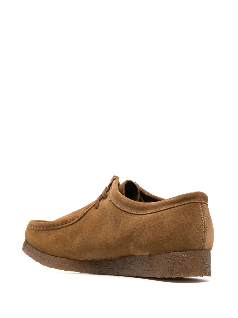 Brown Wallabee Lace-up Suede Boots