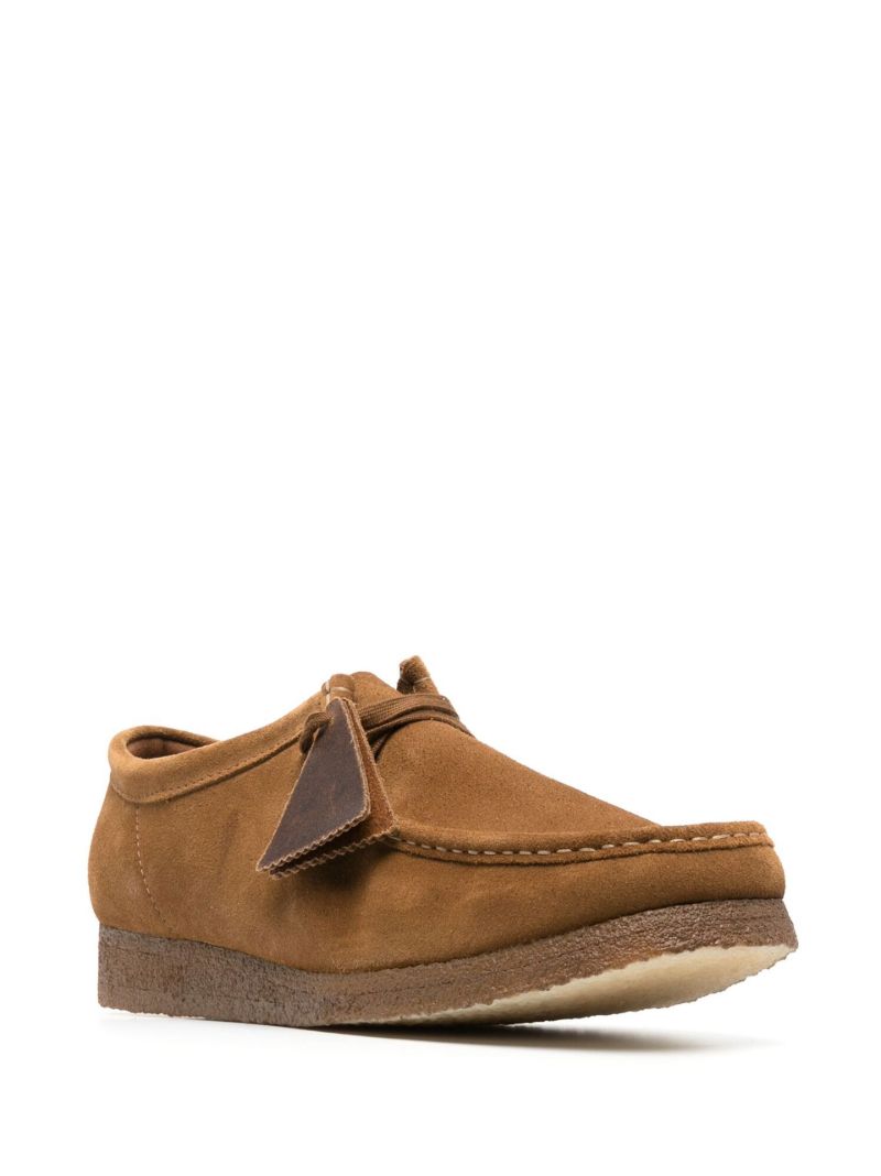Brown Wallabee Lace-up Suede Boots