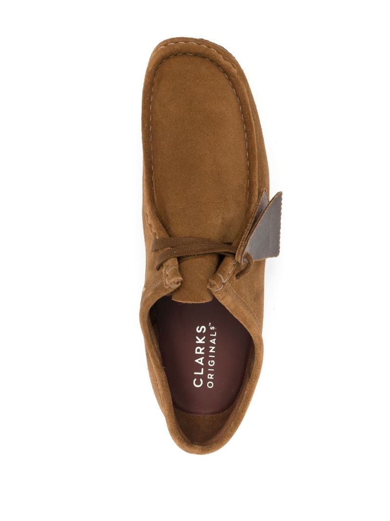 Brown Wallabee Lace-up Suede Boots