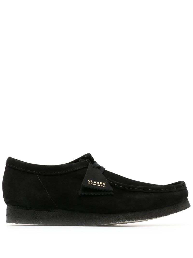 Black Wallabee Lace-up Suede Boots