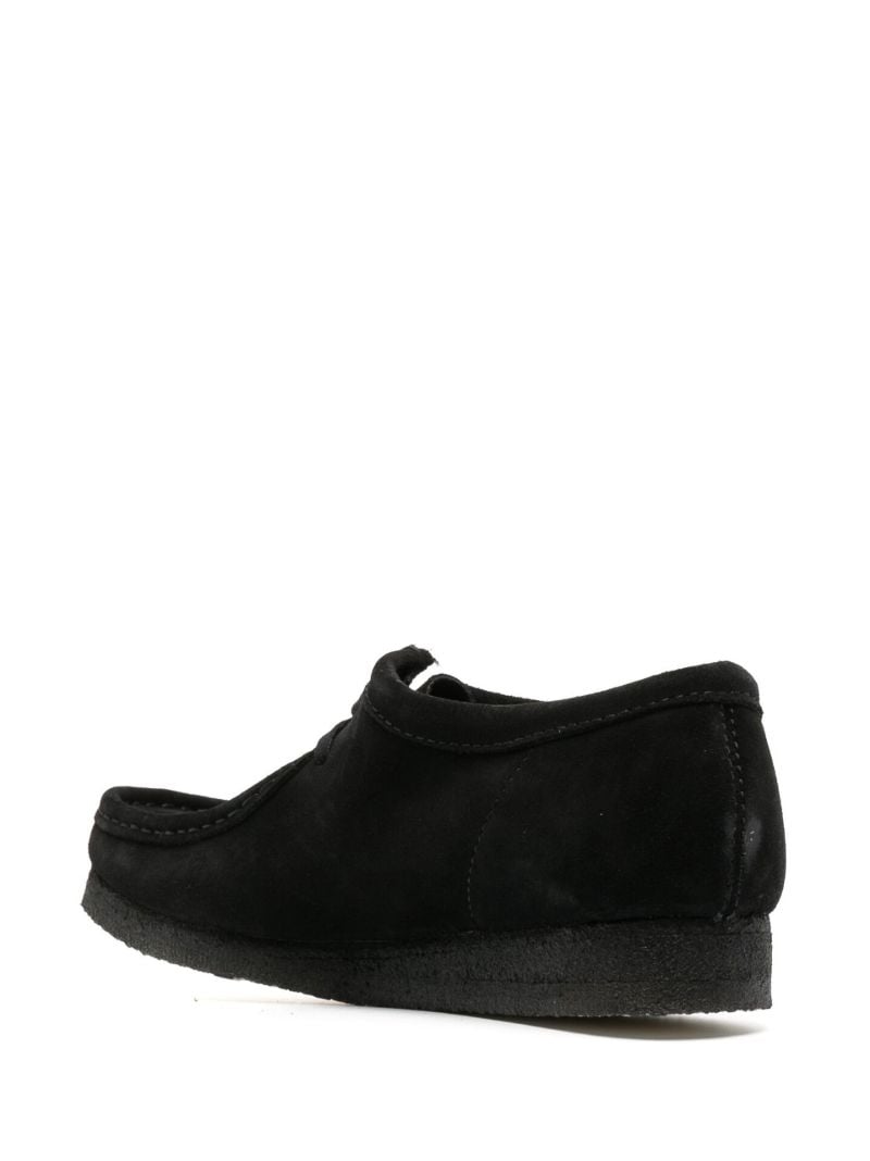 Black Wallabee Lace-up Suede Boots