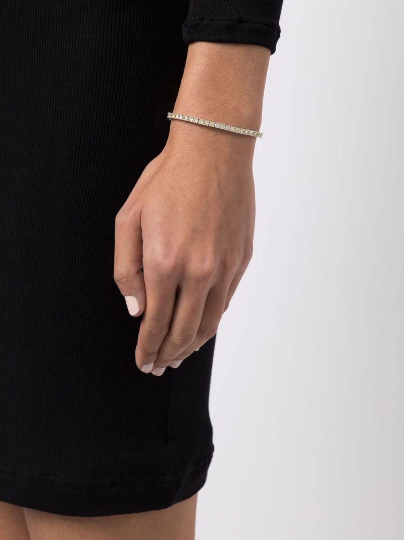 Sterling Silver Crystal Bracelet