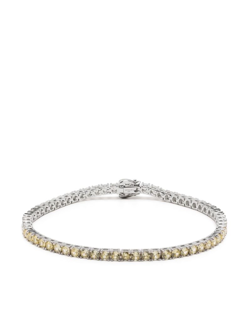 Sterling Silver Crystal Bracelet