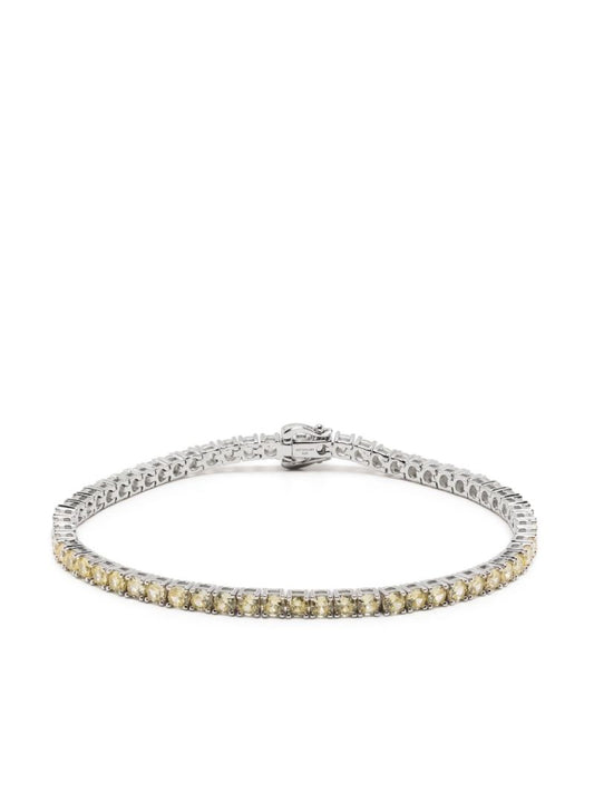 Sterling Silver Crystal Bracelet