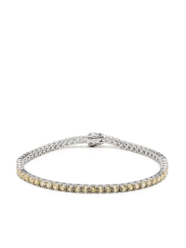 Sterling Silver Crystal Bracelet