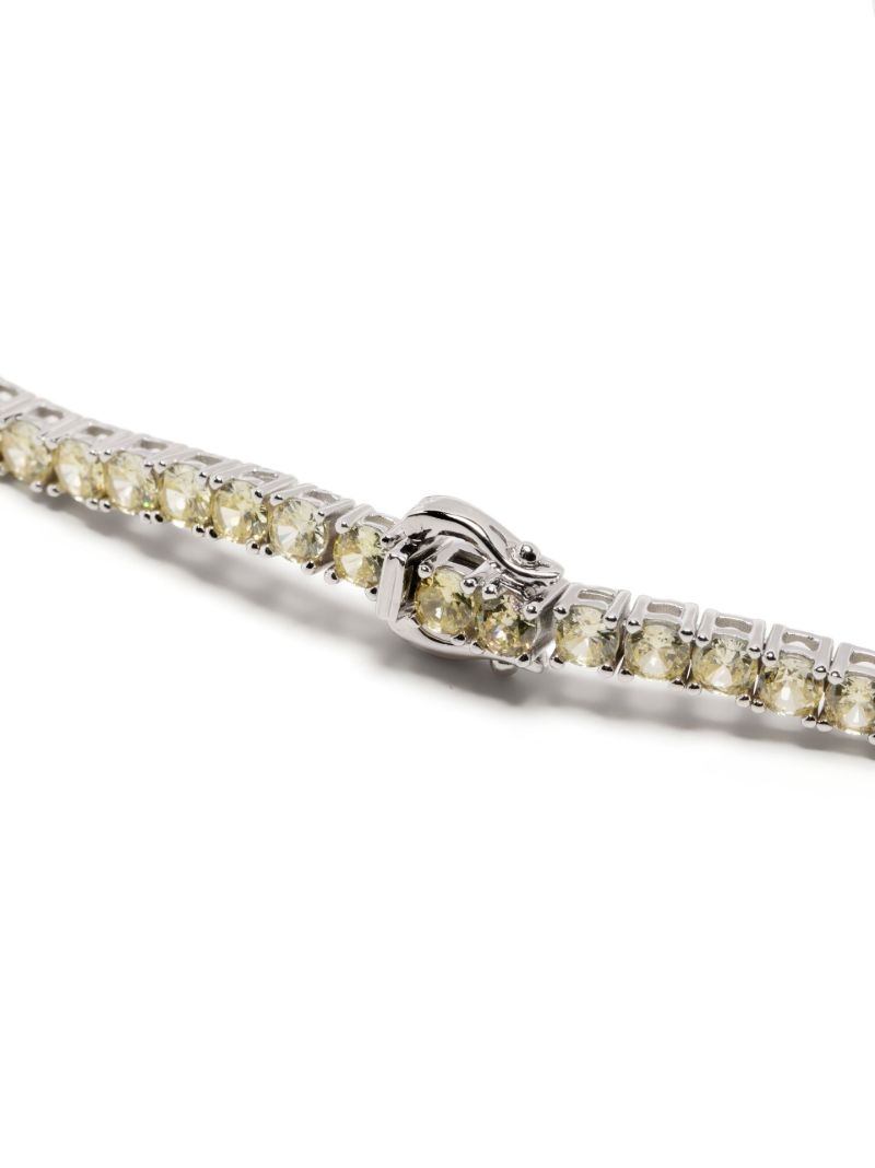 Sterling Silver Crystal Bracelet