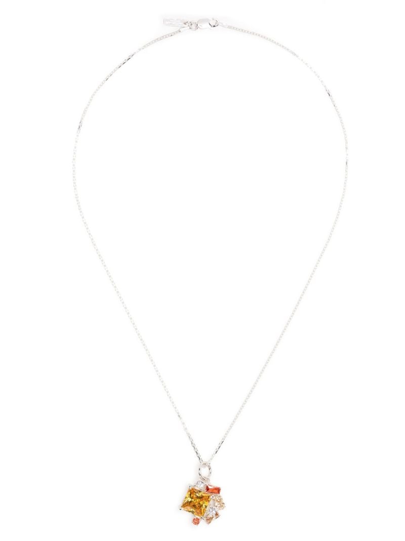 Sterling Silver Capulet Crystal Necklace
