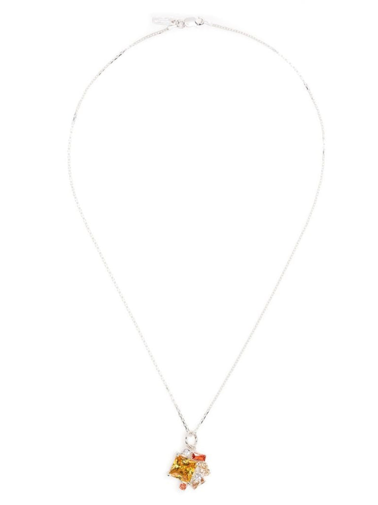 Sterling Silver Capulet Crystal Necklace