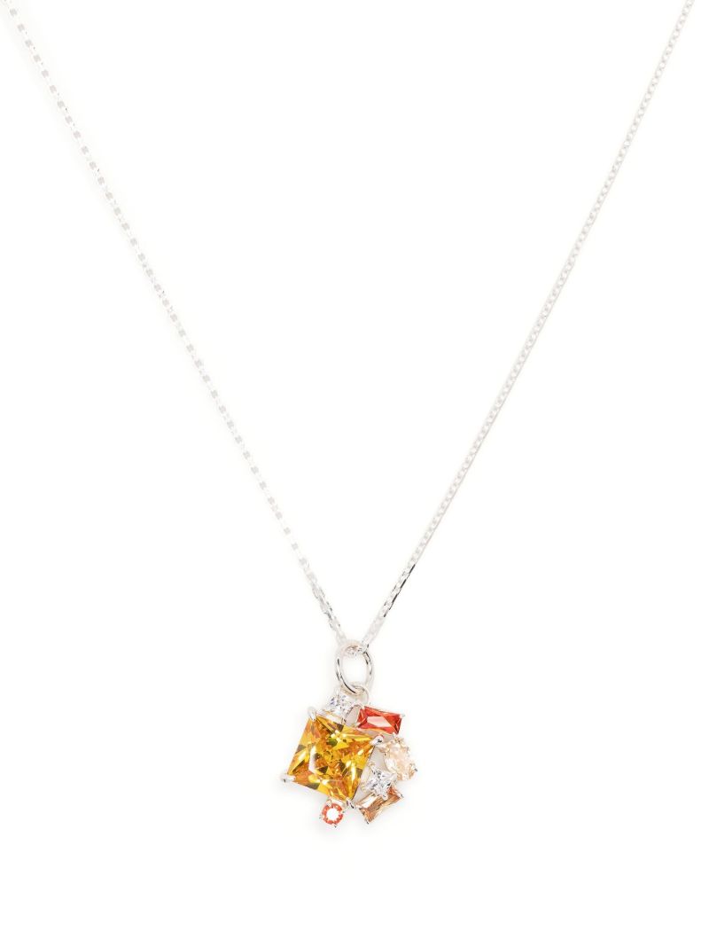 Sterling Silver Capulet Crystal Necklace