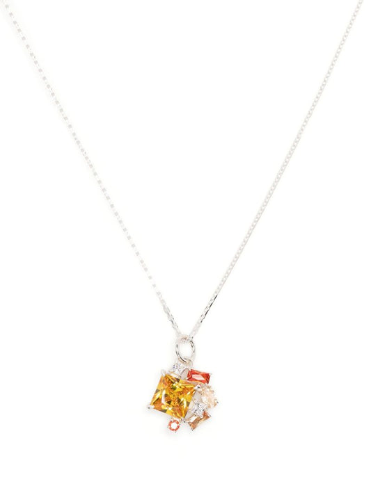 Sterling Silver Capulet Crystal Necklace