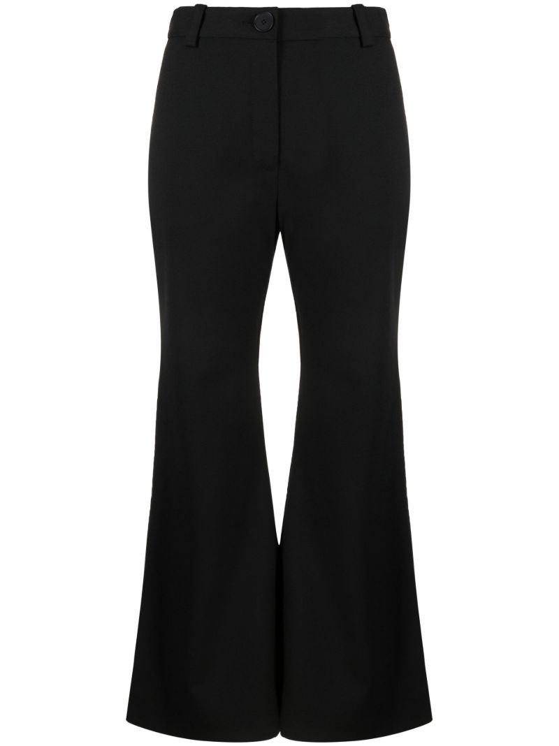 Black Carass Flared Trousers
