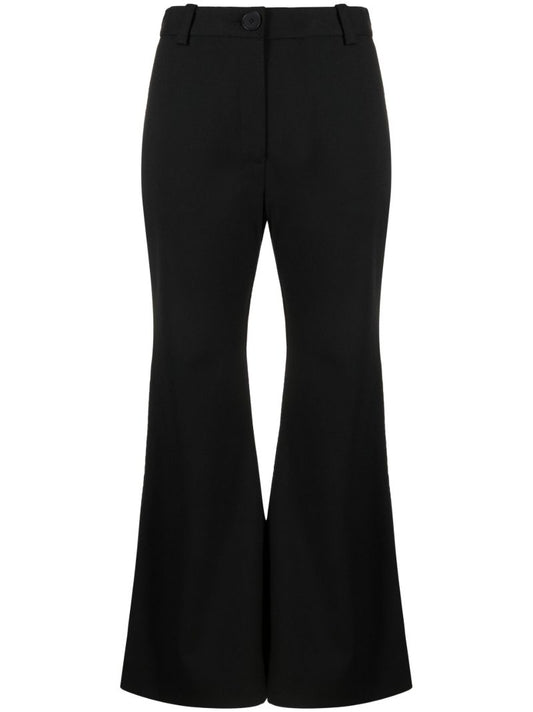 Black Carass Flared Trousers