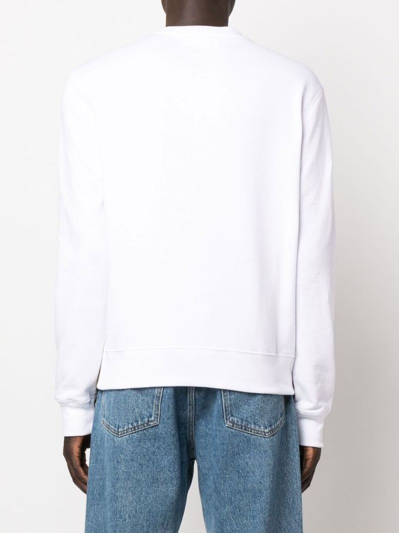 Neutral Logo Camouflage Print Sweatshirt