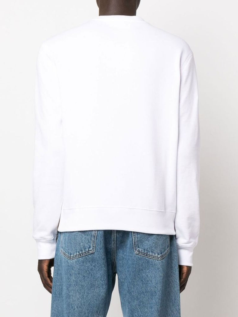Neutral Logo Camouflage Print Sweatshirt