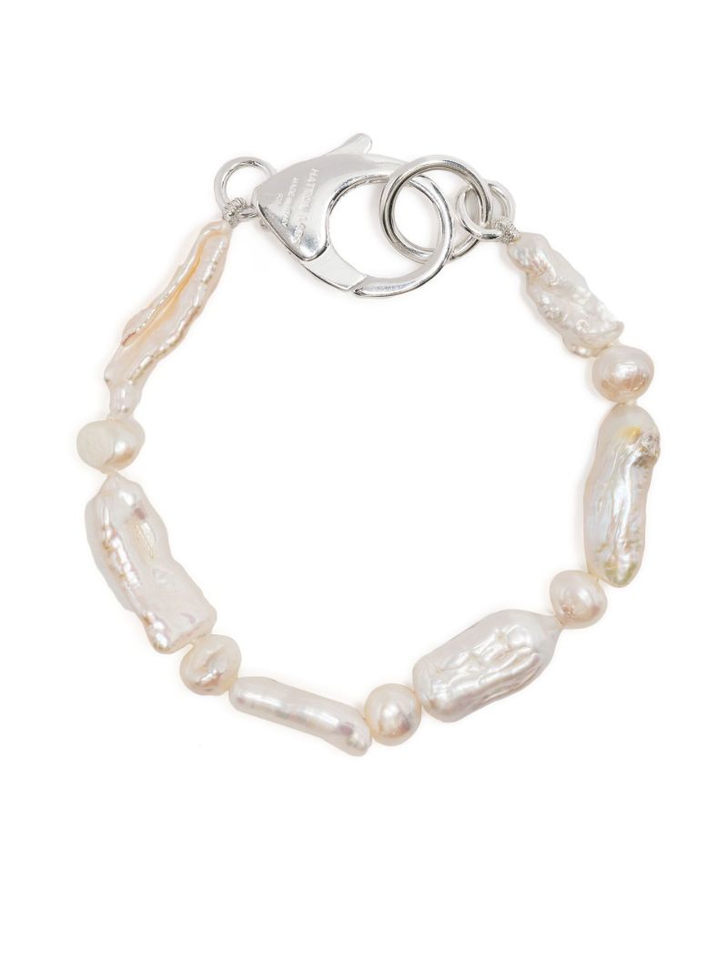 Sterling Silver Baroque Pearl Bracelet