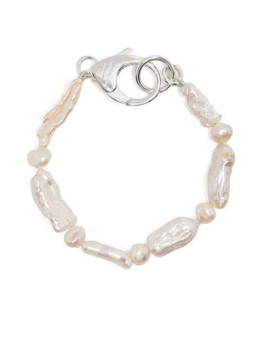 Sterling Silver Baroque Pearl Bracelet