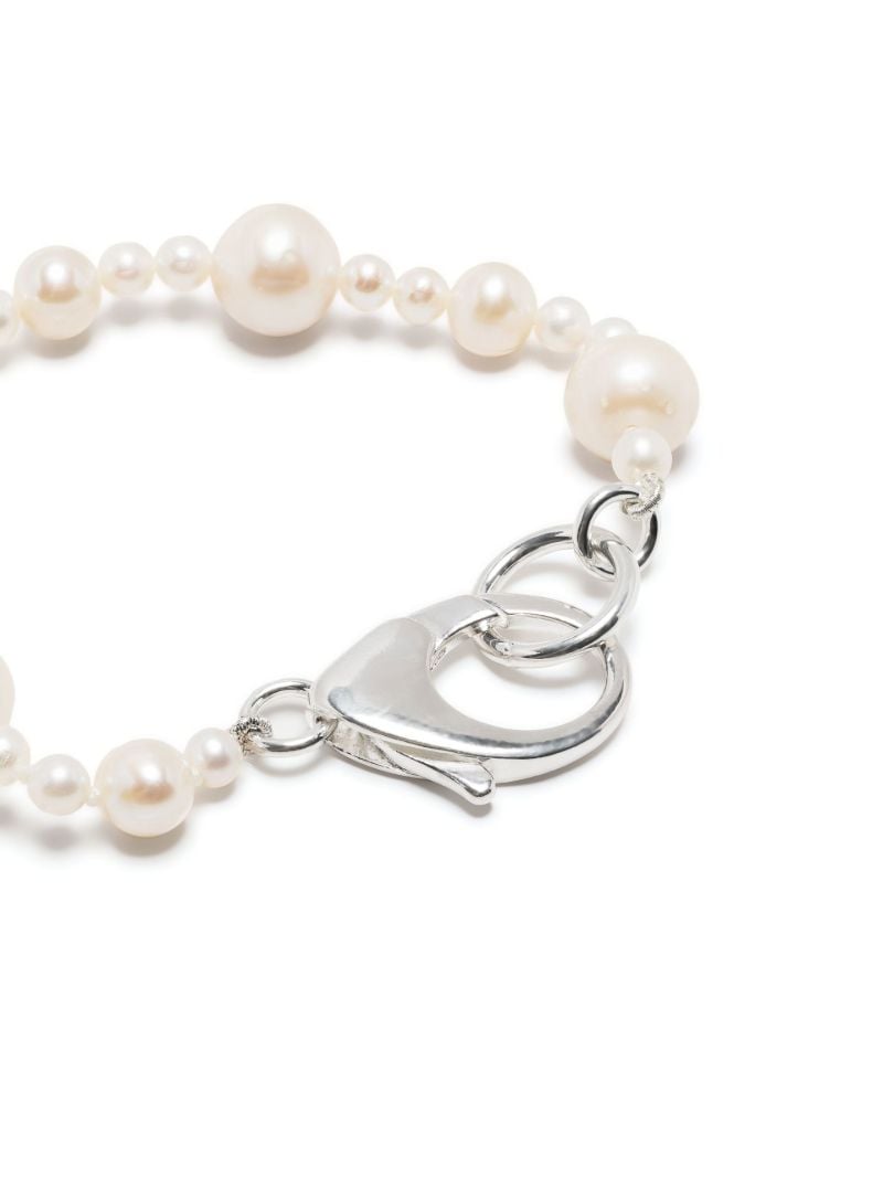 Sterling Silver Xl Pebbles Pearl Bracelet