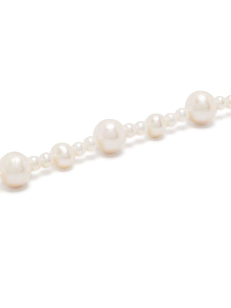 Sterling Silver Xl Pebbles Pearl Bracelet