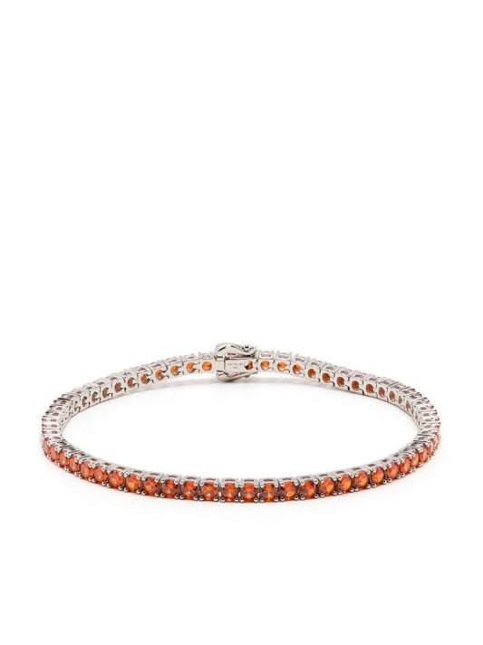 Sterling Silver Crystal Bracelet