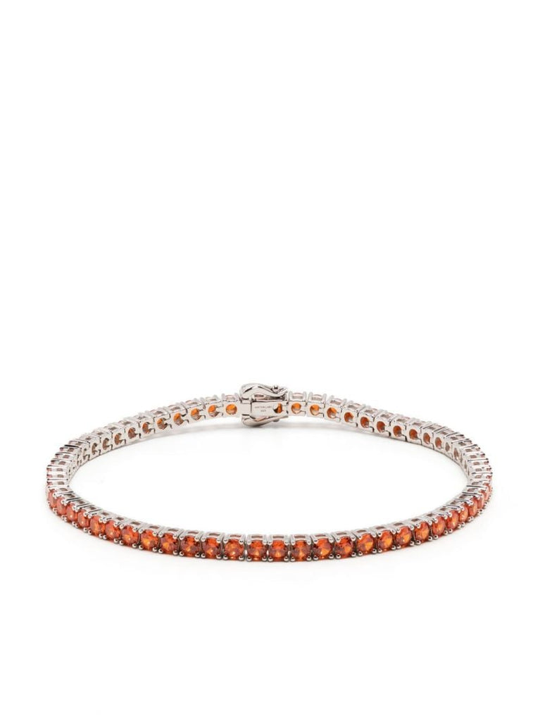 Sterling Silver Crystal Bracelet