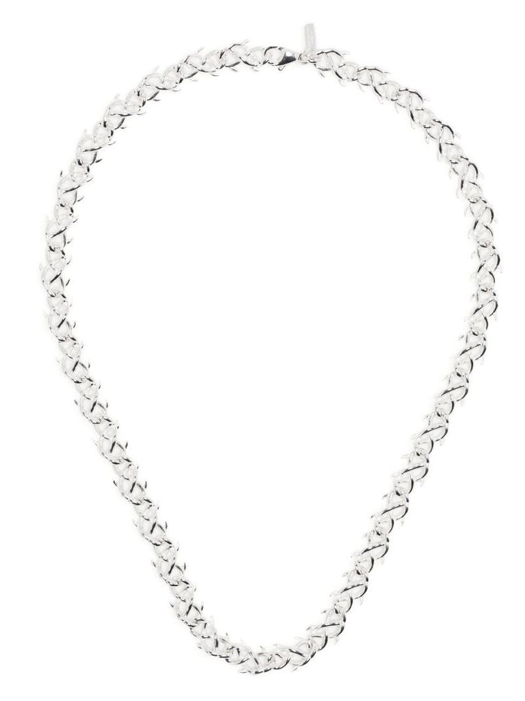 Sterling Silver Thorn Necklace