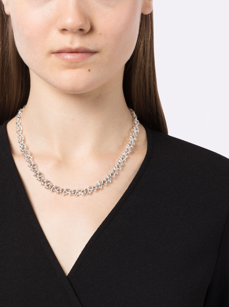 Sterling Silver Thorn Necklace