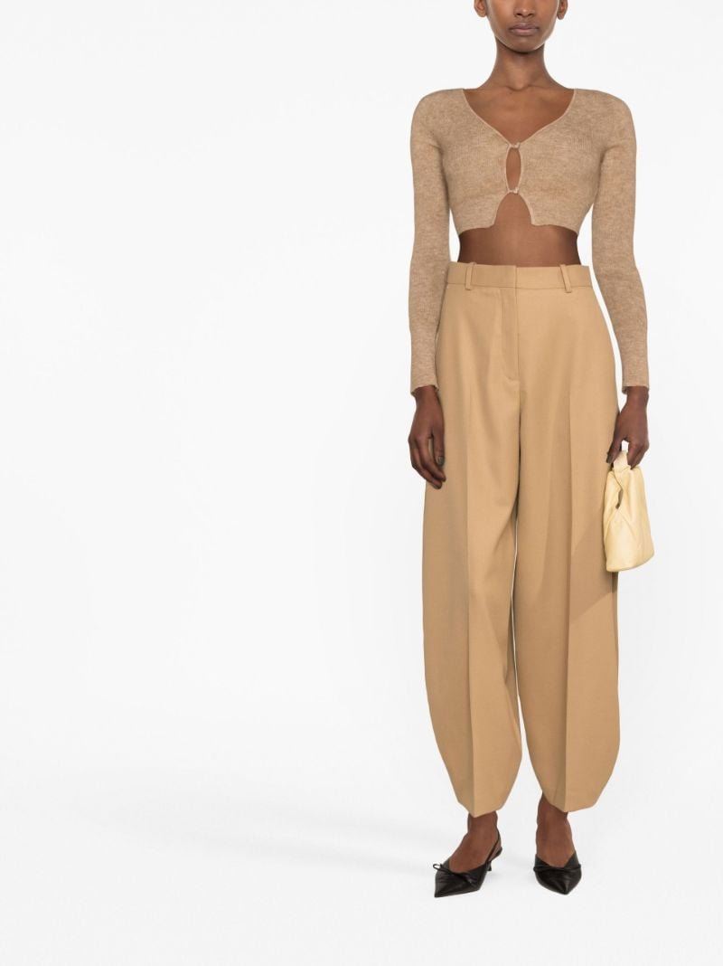 Neutral Carlien Balloon-leg Trousers