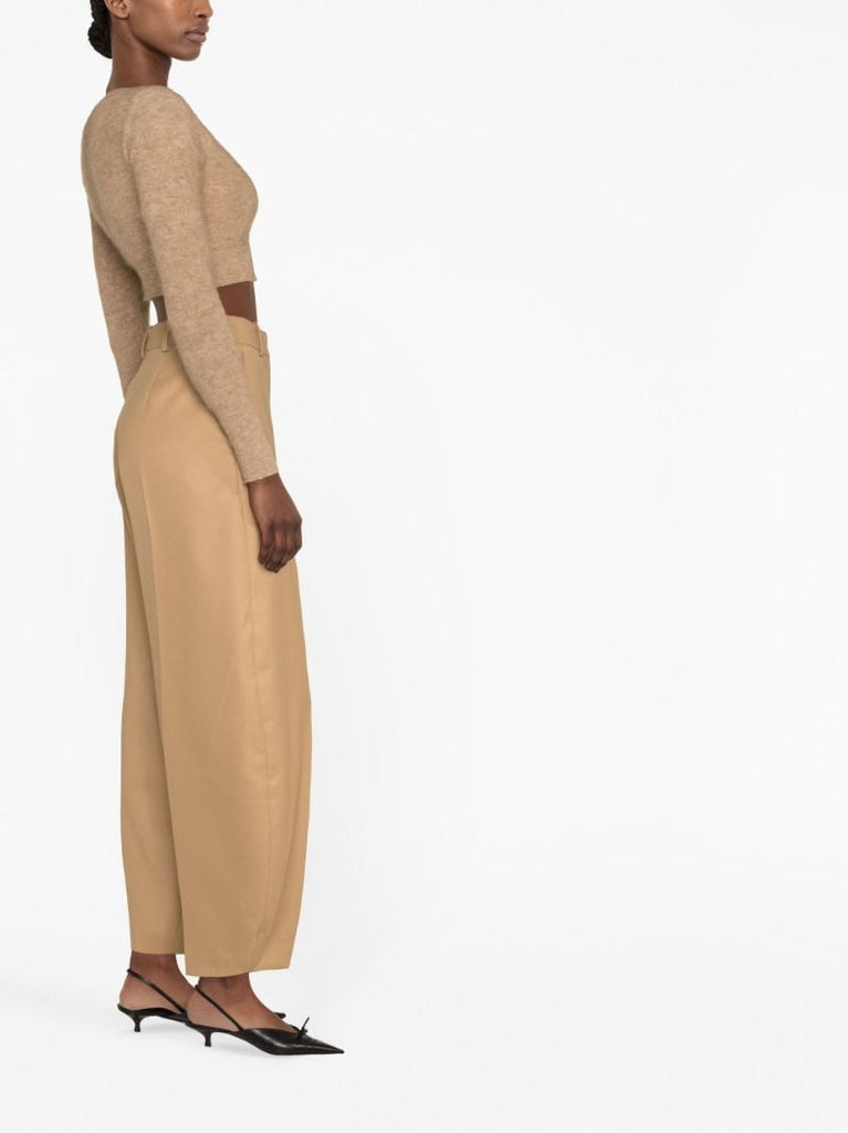 Neutral Carlien Balloon-leg Trousers