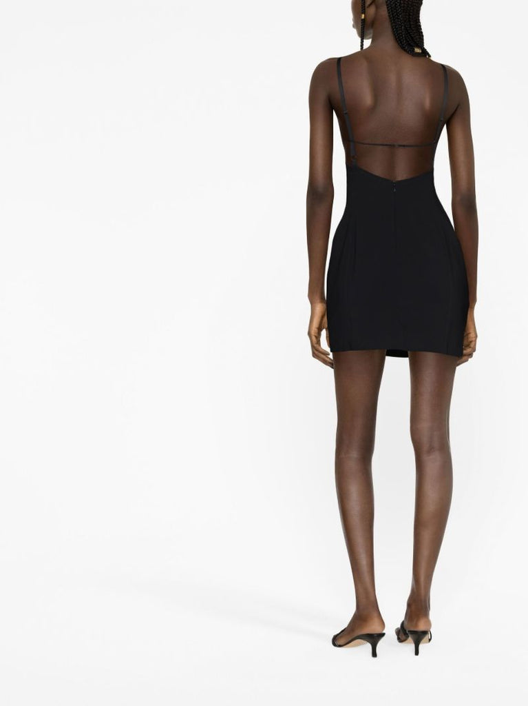 Black Cut-out Mini Dress