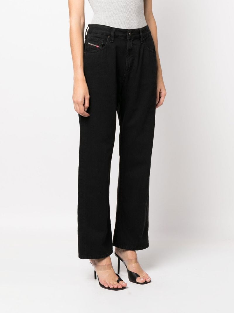 Black 1999 Straight-leg Jeans