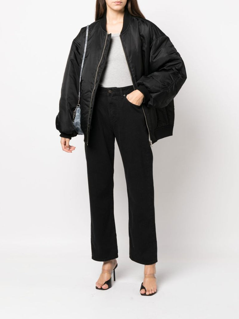 Black 1999 Straight-leg Jeans