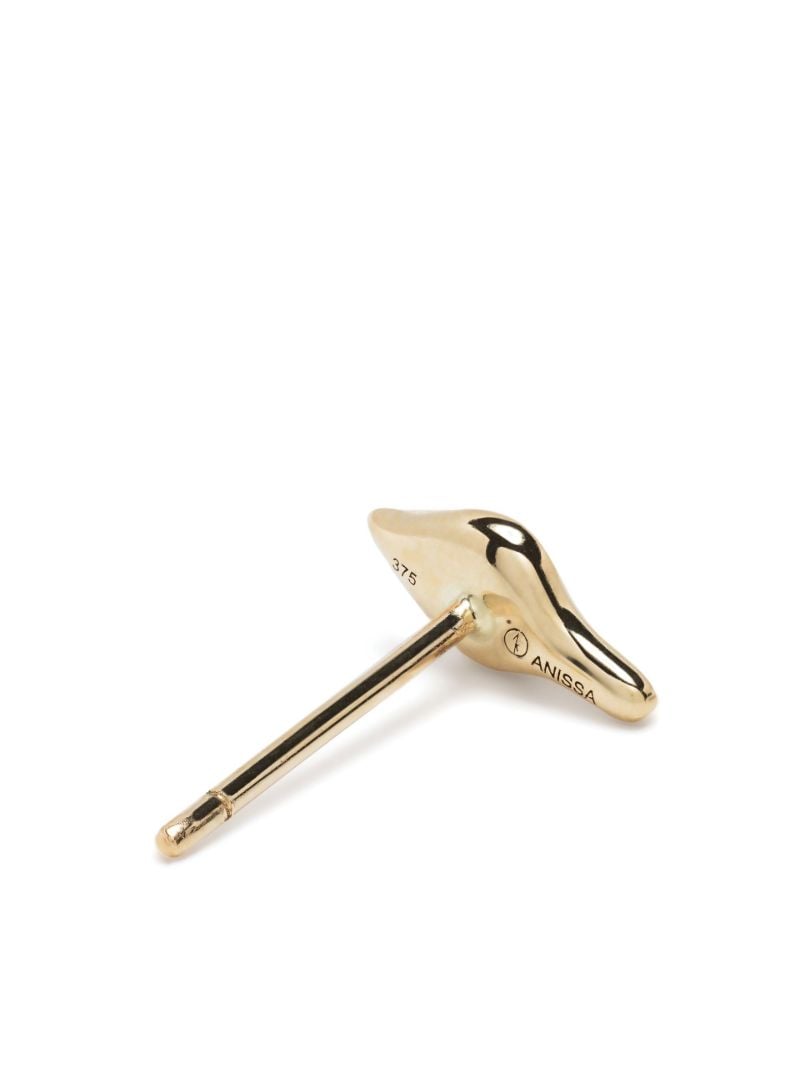 9k Yellow Gold Calla Single Stud Earring