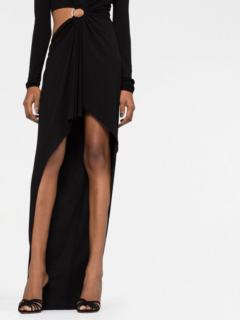 Black Cut-out Maxi Dress