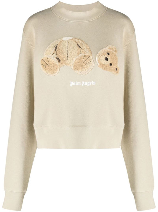 Neautral Teddy Bear Cotton Sweatshirt