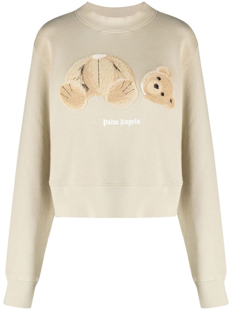 Neautral Teddy Bear Cotton Sweatshirt