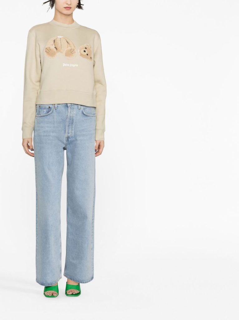 Neautral Teddy Bear Cotton Sweatshirt
