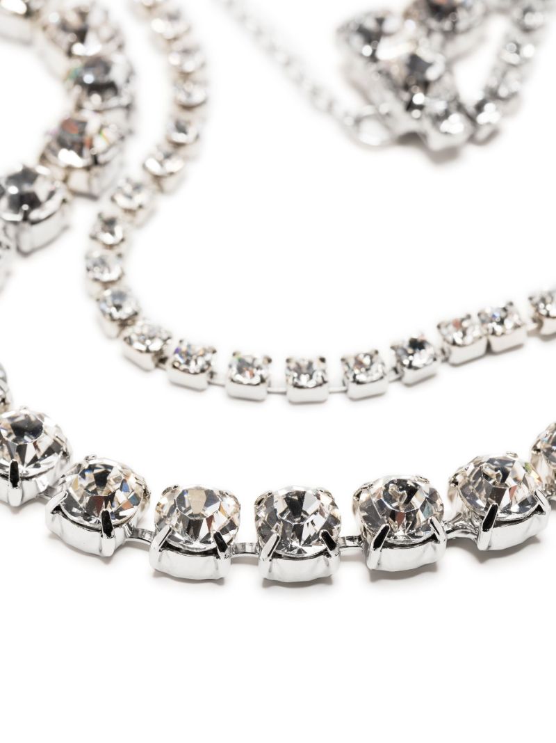 Silver-tone Alda Crystal Necklace