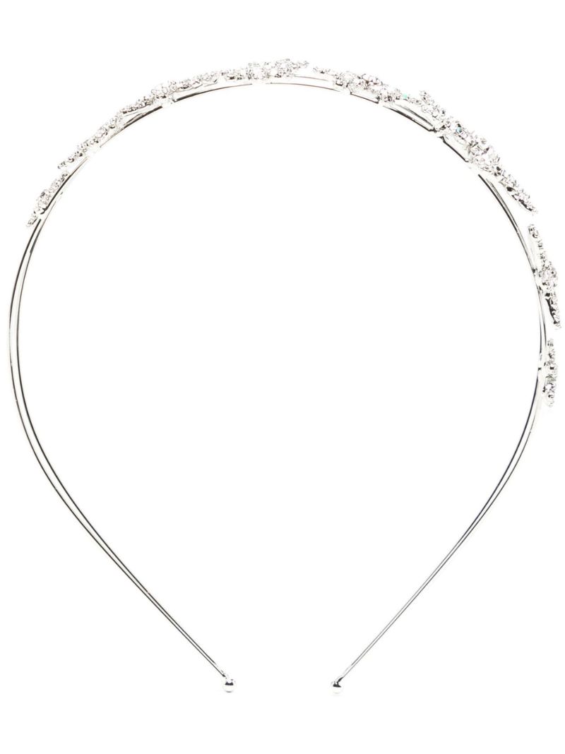 Silver Tone Nashira Crystal Embellished Headband